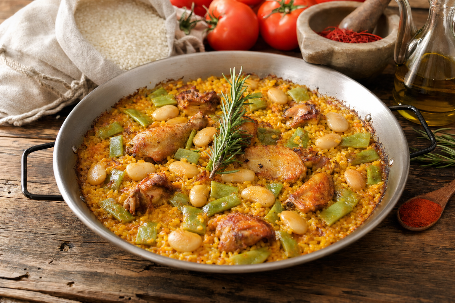 Paella valenciana tradicional: la receta auténtica