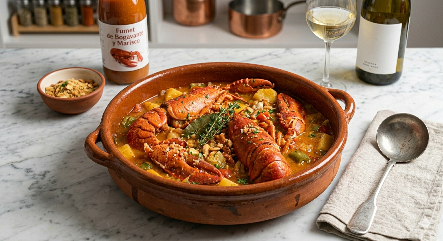 Caldereta de bogavante:  El gran lujo del Mediterráneo en tu mesa