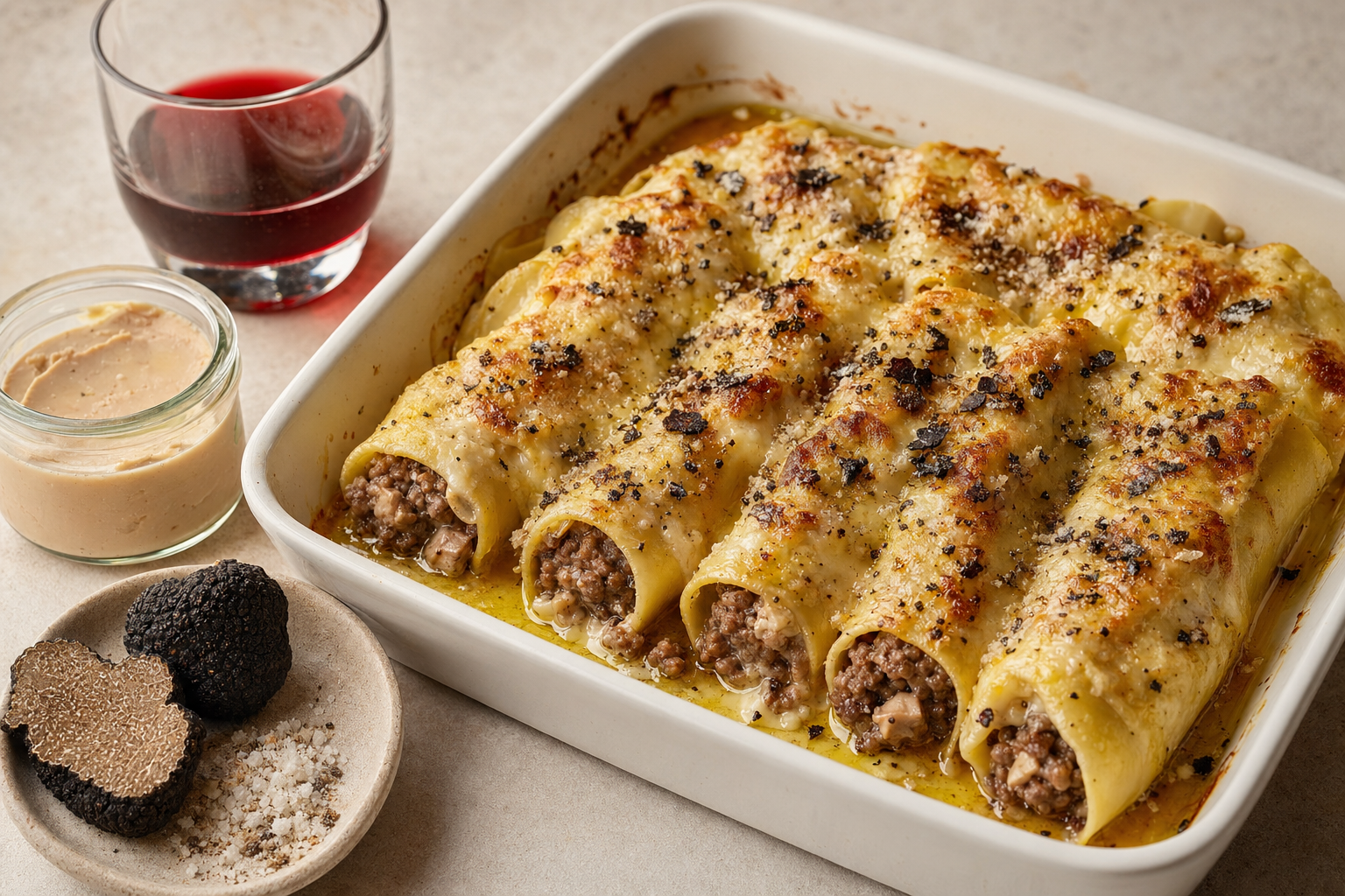 Canelones Rossini. Una sinfonía de sabores para paladares exigentes
